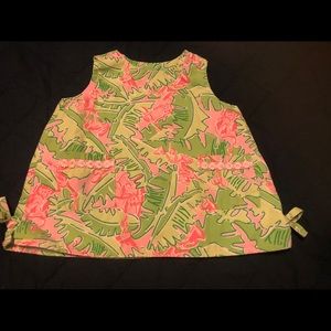 Lilly Pulitzer pink and green dress